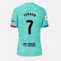Maglie da calcio Barcelona Ferran Torres #7 Terza Maglia Femminile 2023-24 Manica Corta